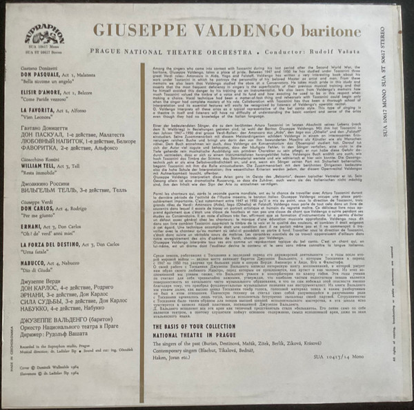 Gaetano Donizetti - Italian Arias - Used Vinyl Record image 2