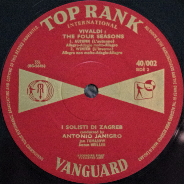 Antonio Vivaldi - Four Seasons - Used Vinyl Record image 4