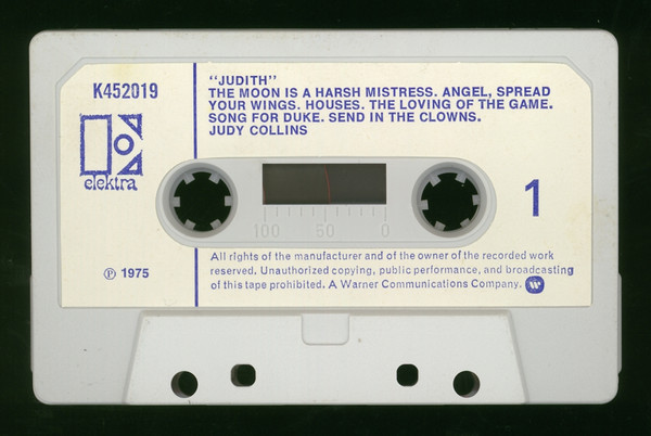 Judy Collins - Judith - Used Cassette image 3