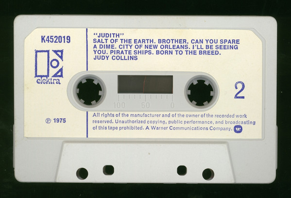 Judy Collins - Judith - Used Cassette image 4