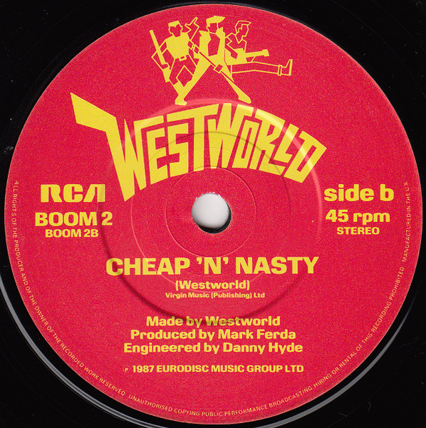 Westworld - Ba-Na-Na-Bam-Boo - Used Vinyl Record 7" image 4