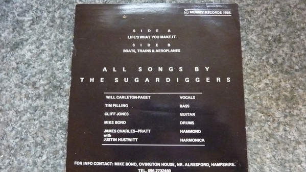 Sugardiggers - Life's What You Make It. - Used Vinyl Record 7" image 2
