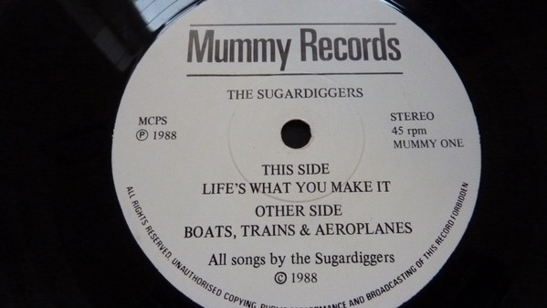 Sugardiggers - Life's What You Make It. - Used Vinyl Record 7" image 3