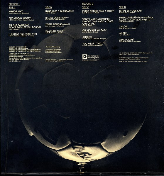 Rod Stewart - Best Of - Used Vinyl Record image 3
