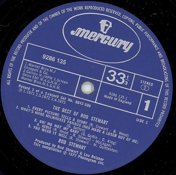 Rod Stewart - Best Of - Used Vinyl Record image 6