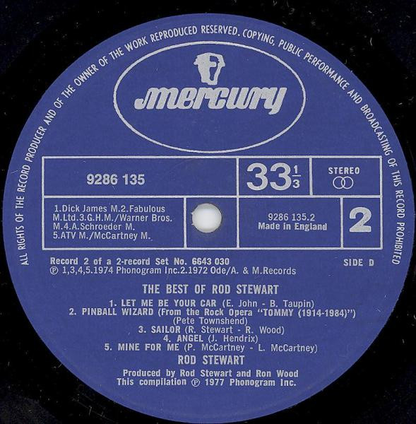 Rod Stewart - Best Of - Used Vinyl Record image 7