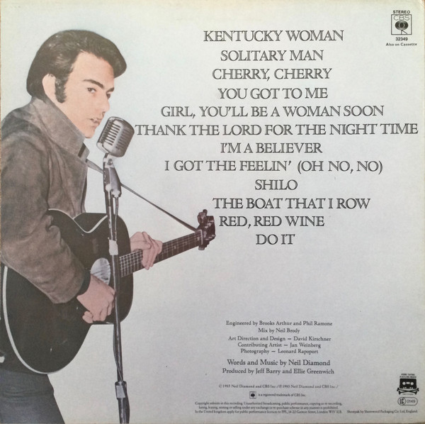 Neil Diamond - Classics The Early Years - Used Vinyl Record image 2