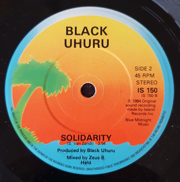 Black Uhuru - What Is Life? - Used Vinyl Record Single image 3