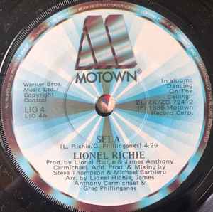 Lionel Richie - Sela - Used Vinyl Record 7" image 1
