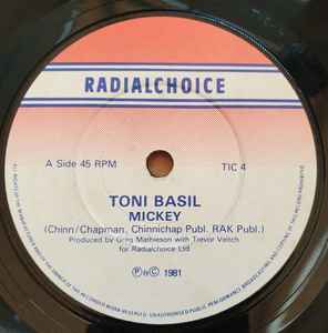 Toni Basil - Mickey - Used Vinyl Record 7" image 1