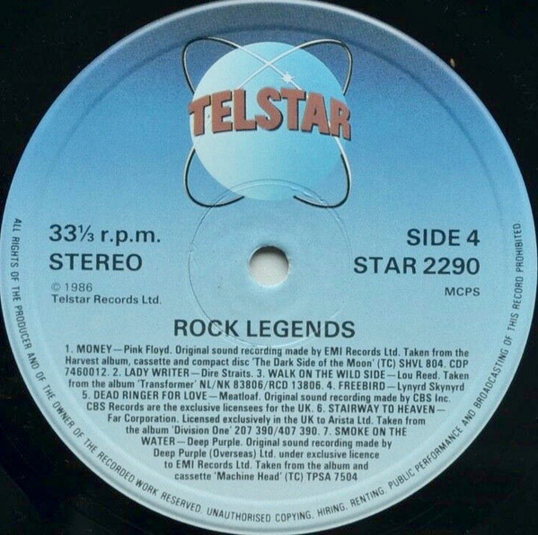 Various - Rock Legends - Used Vinyl Record image 7
