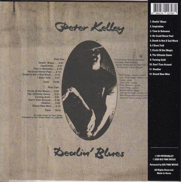 Peter Kelley - Dealin' Blues - CD image 2