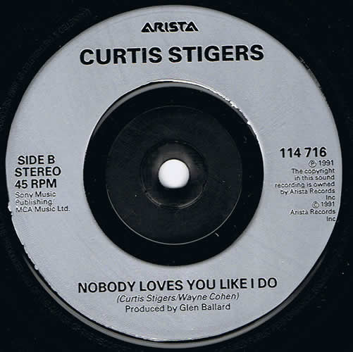 Curtis Stigers - I Wonder Why - Used Vinyl Record 7" image 4