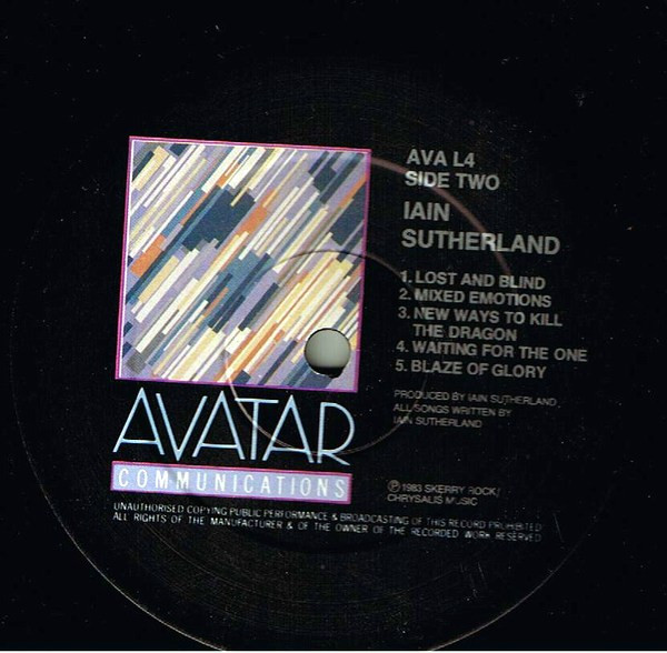 Iain Sutherland - Mixed Emotions - Used Vinyl Record image 4