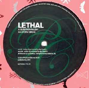 Lethal (7) - Substixentialism / Storm Break - Vinyl Record 12" image 1