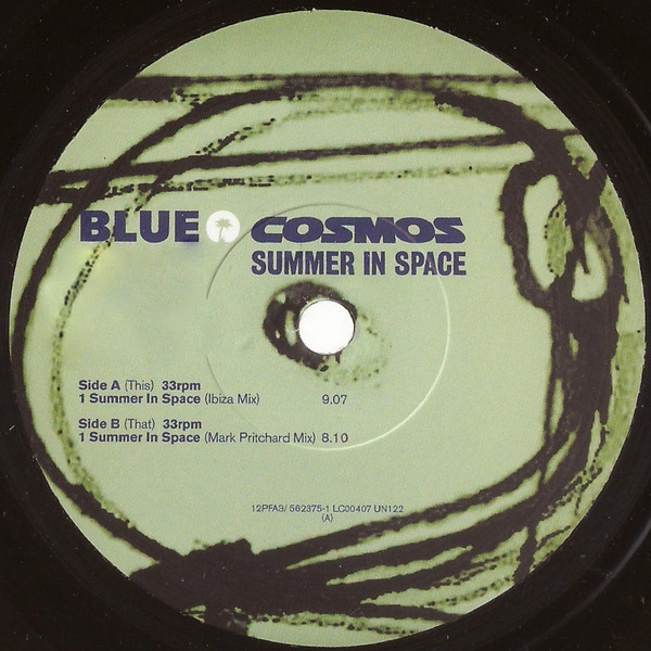 Cosmos - Summer In Space - Used Vinyl Record 12" image 3