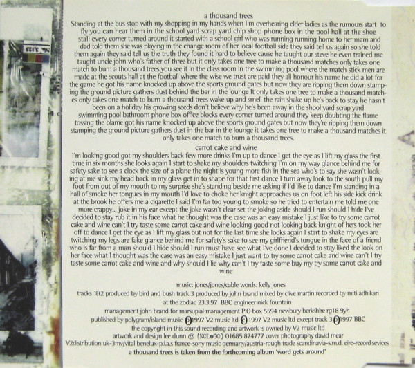 Stereophonics - A Thousand Trees - Used CD image 2
