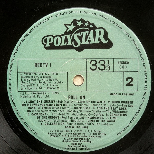 Various - Roll On: 16 Great Disco Hits - Used Vinyl Record image 4