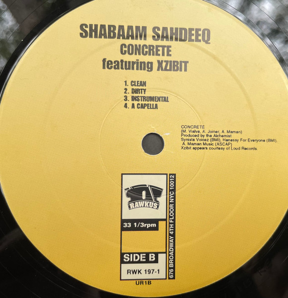 Shabaam Sahdeeq - Are You Ready / Concrete - Used Vinyl Record 12" image 4