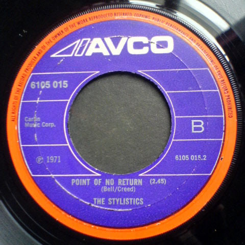 Stylistics - I'm Stone In Love With You - Used Vinyl Record 7" image 2