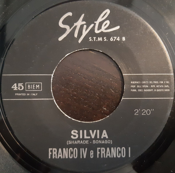 Franco IV E Franco I - Ho Scritto T'Amo Sulla Sabbia - Used Vinyl Recor image 4