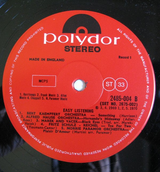 Various - Easy Listening - Used Vinyl Record image 7