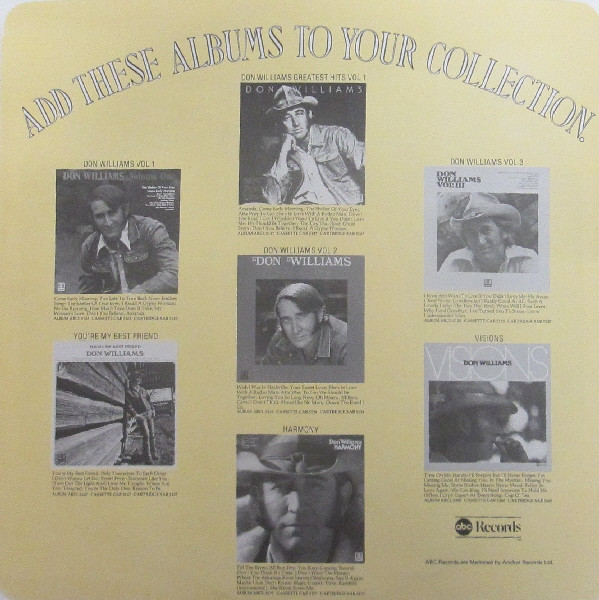 Don Williams - Visions - Used Vinyl Record image 5