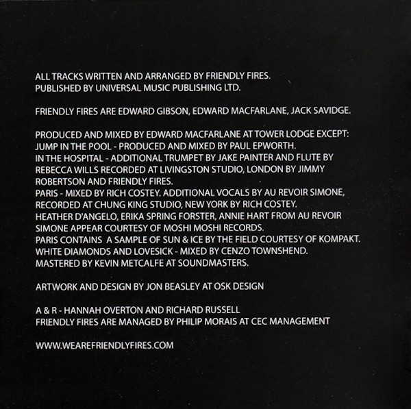 Friendly Fires - Used CD image 4