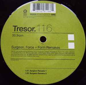 Surgeon - Force + Form Remakes - Vinyl Record 12" image 1