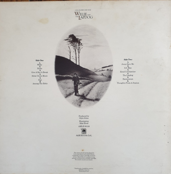 Gallagher & Lyle - Willie And The Lapdog - Used Vinyl Record image 2