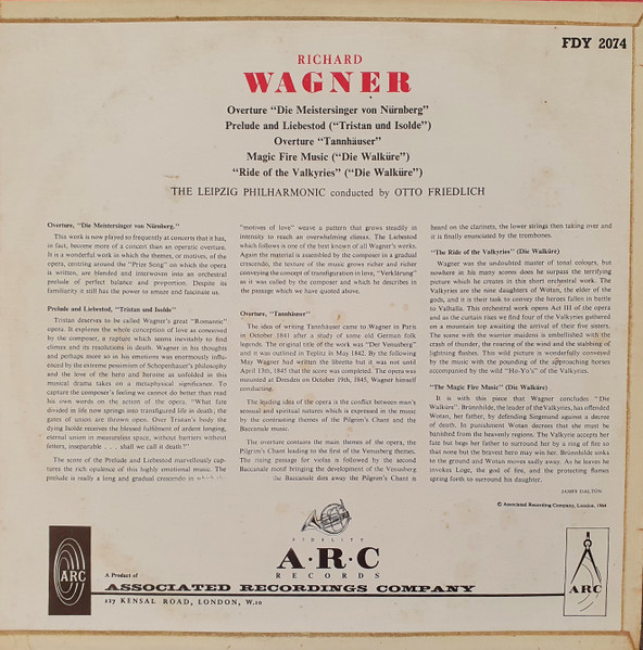 Leipzig Philharmonic - Wagner Overtures And Incidental Music - Used image 2