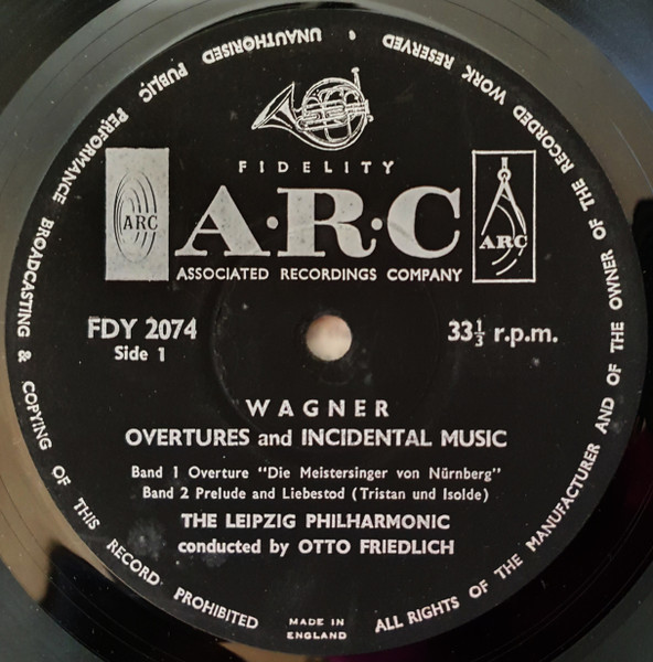 Leipzig Philharmonic - Wagner Overtures And Incidental Music - Used image 3