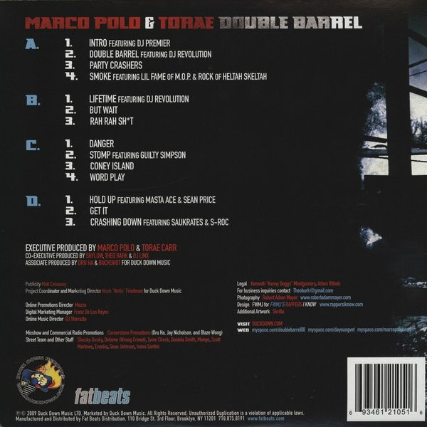 Marco Polo - Double Barrel - Vinyl Record image 2