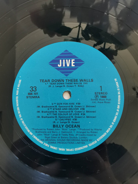 Billy Ocean - Tear Down These Walls - Used Vinyl Record image 4