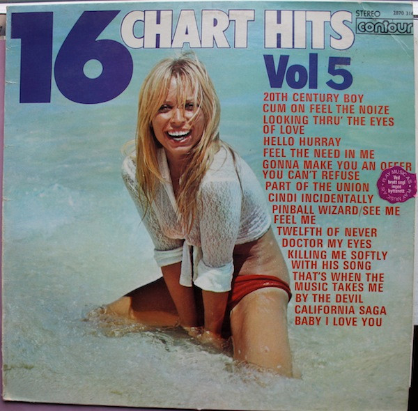 Unknown Artist - 16 Chart Hits Vol 5 - Used Vinyl Record image 2