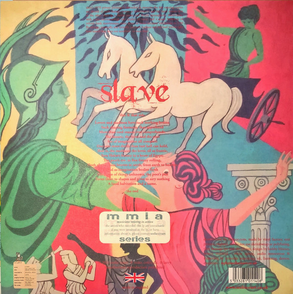 Slave - Lover, The Madman And The Poet - Used Vinyl Record image 2
