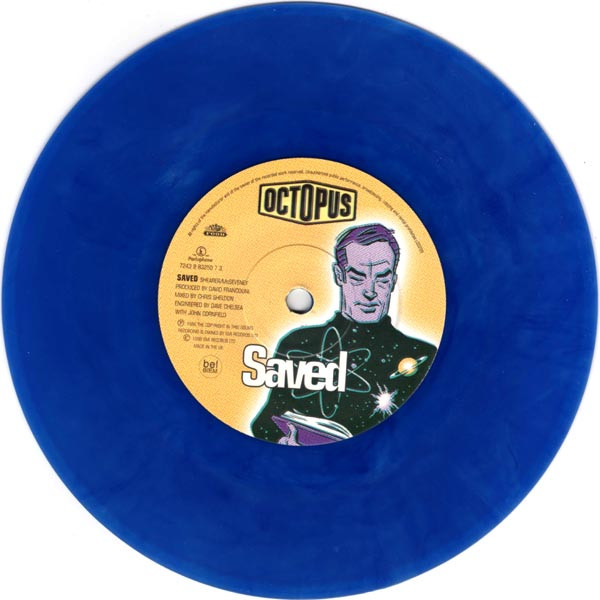 Octopus - Saved - Used Vinyl Record 7" image 3