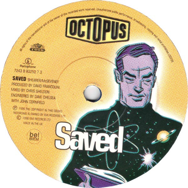 Octopus - Saved - Used Vinyl Record 7" image 5