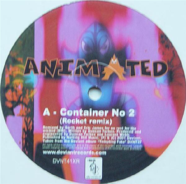 Animated - Container No 2 - Used Vinyl Record 12" image 2