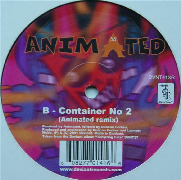 Animated - Container No 2 - Used Vinyl Record 12" image 3