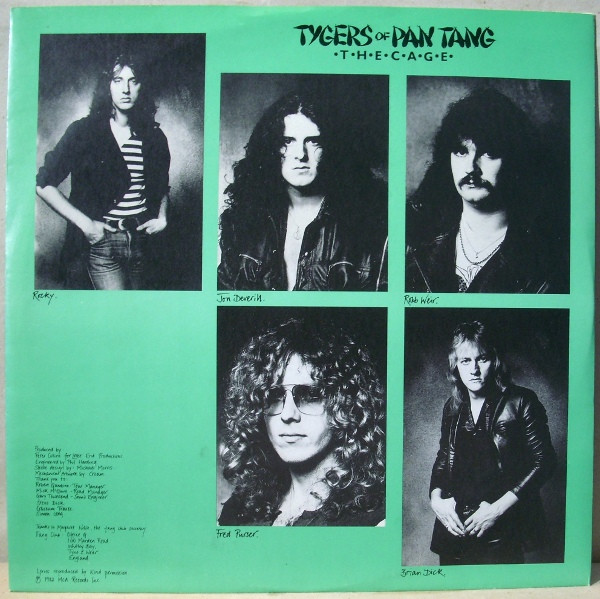Tygers Of Pan Tang - Cage - Used Vinyl Record image 6