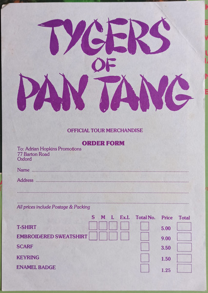 Tygers Of Pan Tang - Cage - Used Vinyl Record image 8