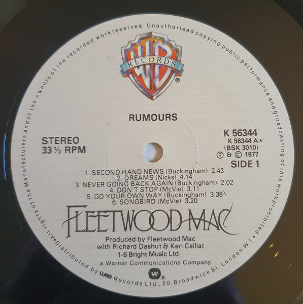 Fleetwood Mac - Rumours - Used Vinyl Record image 6