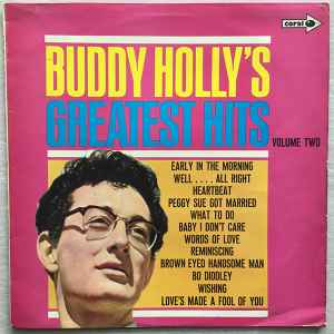 Buddy Holly - 's Greatest Hits Volume Two - Used Vinyl Record image 1