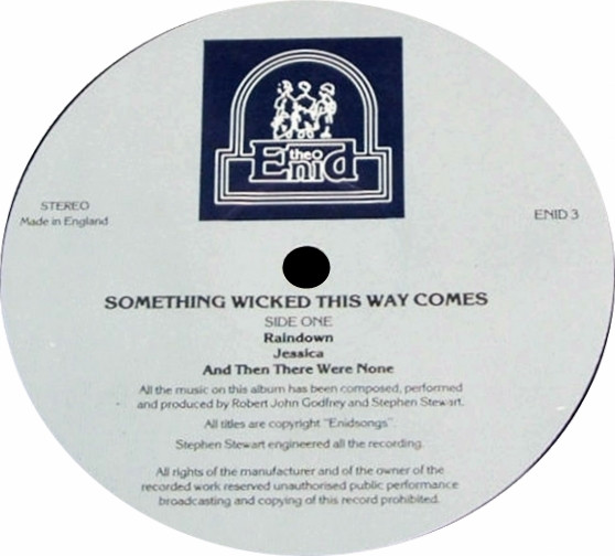 Enid - Something Wicked This Way Comes - Used Vinyl Record image 3