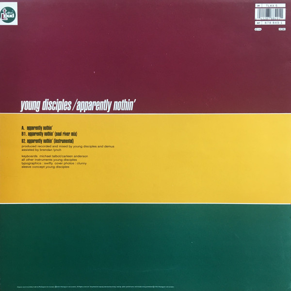 Young Disciples - Apparently Nothin' - Used Vinyl Record 12" image 2