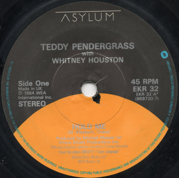 Teddy Pendergrass - Hold Me / Love - Used Vinyl Record 7" image 3