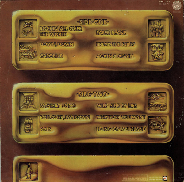 Status Quo - 12 Gold Bars - Used Vinyl Record image 2