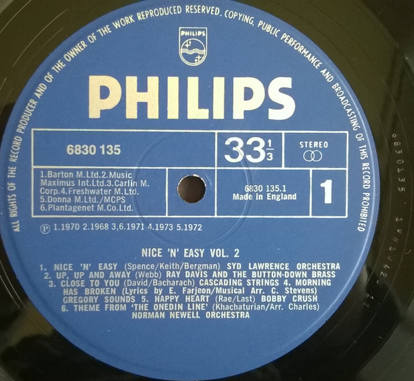 Various - Nice 'n' Easy Volume 2 - Used Vinyl Record image 5