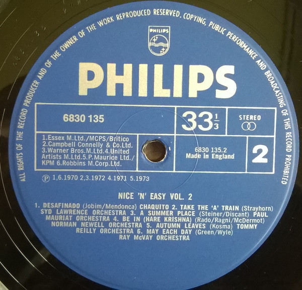Various - Nice 'n' Easy Volume 2 - Used Vinyl Record image 6